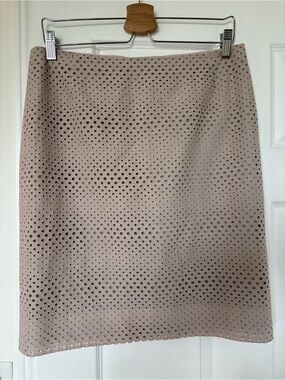 Akris Punto cotton eyelet skirt - size M